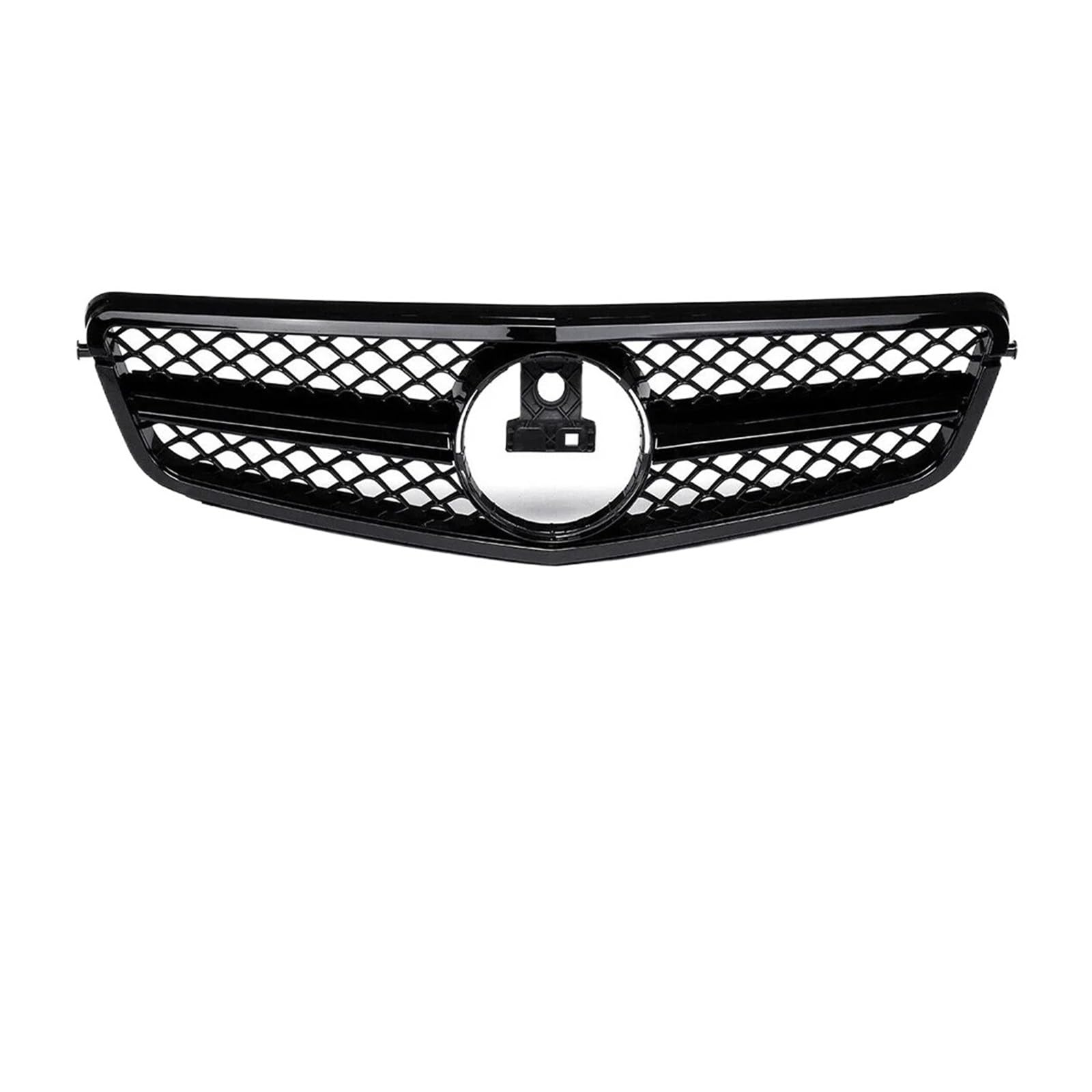 Kühlergrill Für C-Klasse W204 C180 C250 C350 2008-2014 2013 2012 Auto Schwarz 1Pin Frontstoßstangengrill Kühlergrill Racing Grills Front Kühlergrille(A Glossy Black) von HXVGEGKPYK