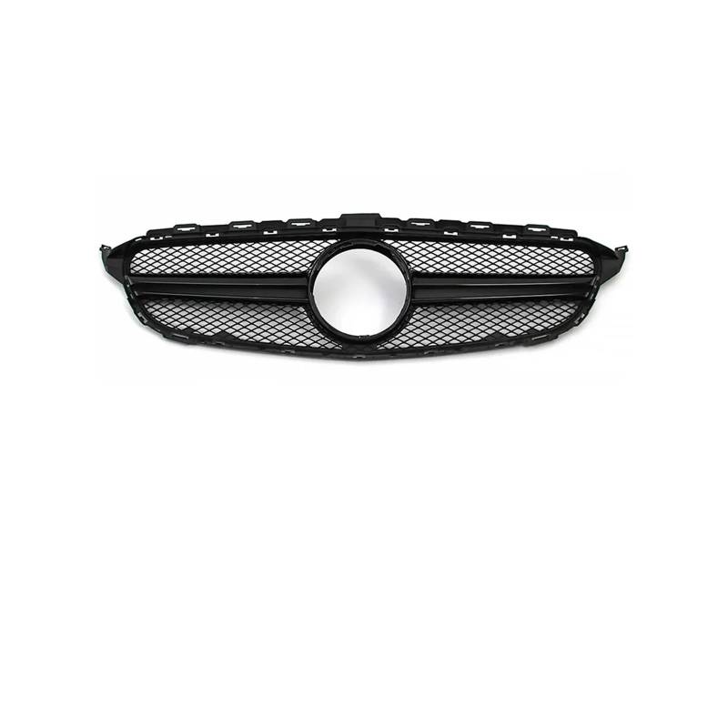 Kühlergrill Für C-Klasse W205 2015-2018 C180 C200 C300 Für GTR Für AMG Stil Front Stoßstange Chrom Gitter Kühlergrill Vorne(A-Glossy Black) von HXVGEGKPYK