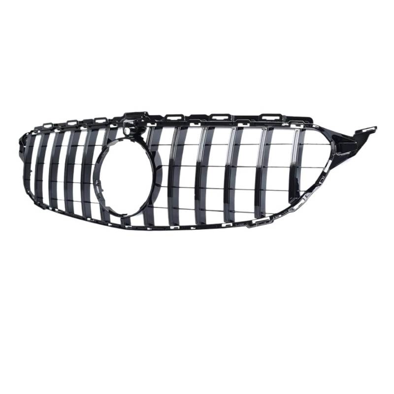 Kühlergrill Für C-Klasse W205 Aloon S205 Kombi A205 Cabrio C205 Coupé 2015-2020 Auto-Ersatz-Frontkühlergrill Diamanten Front Kühlergrille(Cam 2015-2017 Black) von HXVGEGKPYK