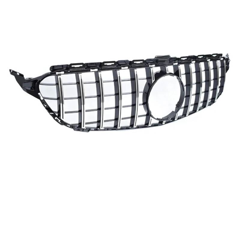Kühlergrill Für C-Klasse W205 Aloon S205 Kombi A205 Cabrio C205 Coupé 2015-2020 Auto-Frontkühlergrill Ersatz-Diamantengrill Front Kühlergrille(2018-2020 Silver) von HXVGEGKPYK