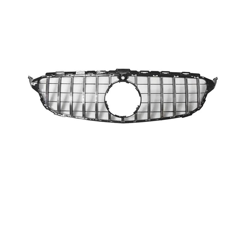 Kühlergrill Für C-Klasse W205 C180 C200 C250 C300 2015-2018 Frontstoßstangengrill Chrom Kühlergrill Vorne(G-Silver 360) von HXVGEGKPYK