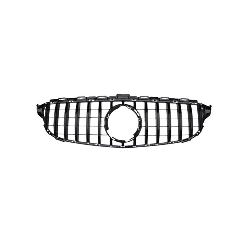 Kühlergrill Für C-Klasse W205 C180 C200 C250 C300 C400 Für GT 2015-2021 Frontschürze Haube Grill Mit Kamera Loch Kühlergrill Vorne(19-21 15bar No Hole) von HXVGEGKPYK