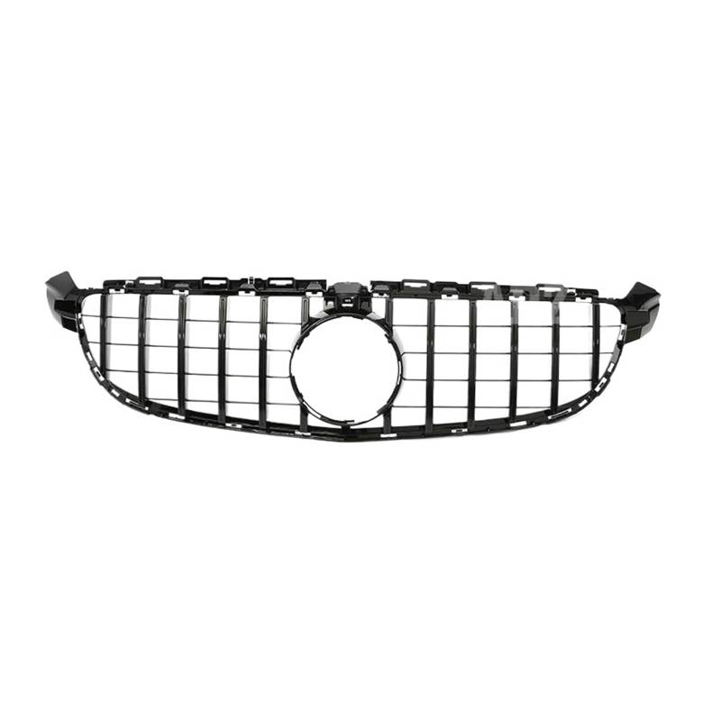 Kühlergrill Für C-Klasse W205 Für GT C63 2015-2018 Autogrill Unterer Stoßfängergrill Kühlergrill Schwarz Silber Renngrill Facelift Front Kühlergrille(Black with) von HXVGEGKPYK