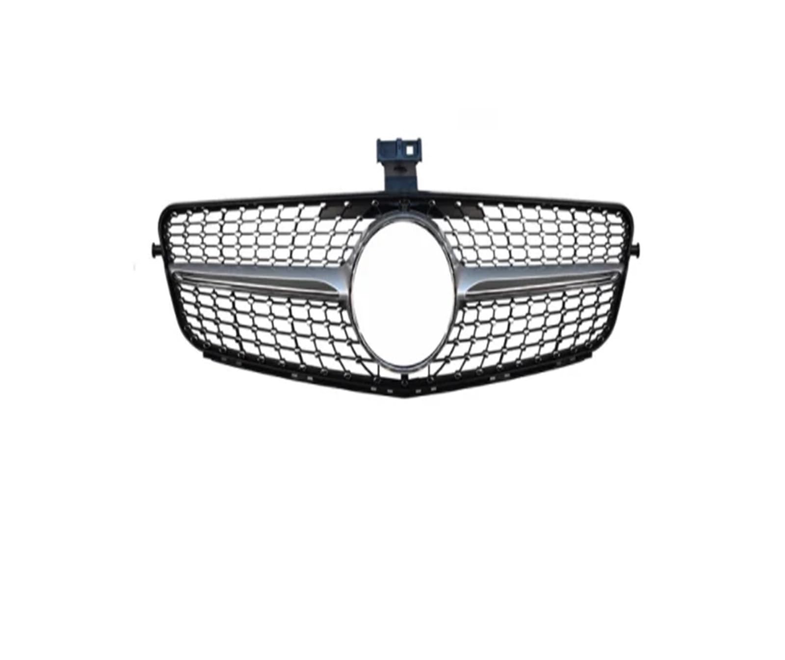 Kühlergrill Für C W204 2007 2008 2009 2010 2011 2012 2013 2014 Auto Frontstoßstange Grille Grill Kühlergrill Vorne(Diamond Sliver) von HXVGEGKPYK