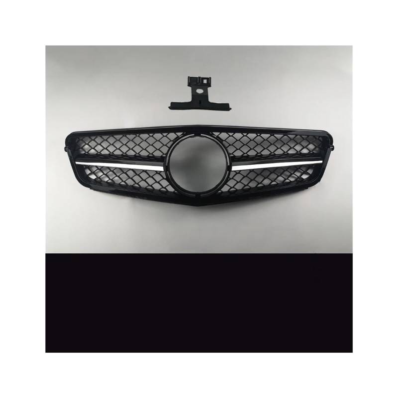 Kühlergrill Für C W204 C43 C180 C200 C250 C300 2007-2014 Für AMG Für GT Diamant Front Stoßstange Kühlergrill Haube Grill Kühlergrill Vorne(A Silvery) von HXVGEGKPYK