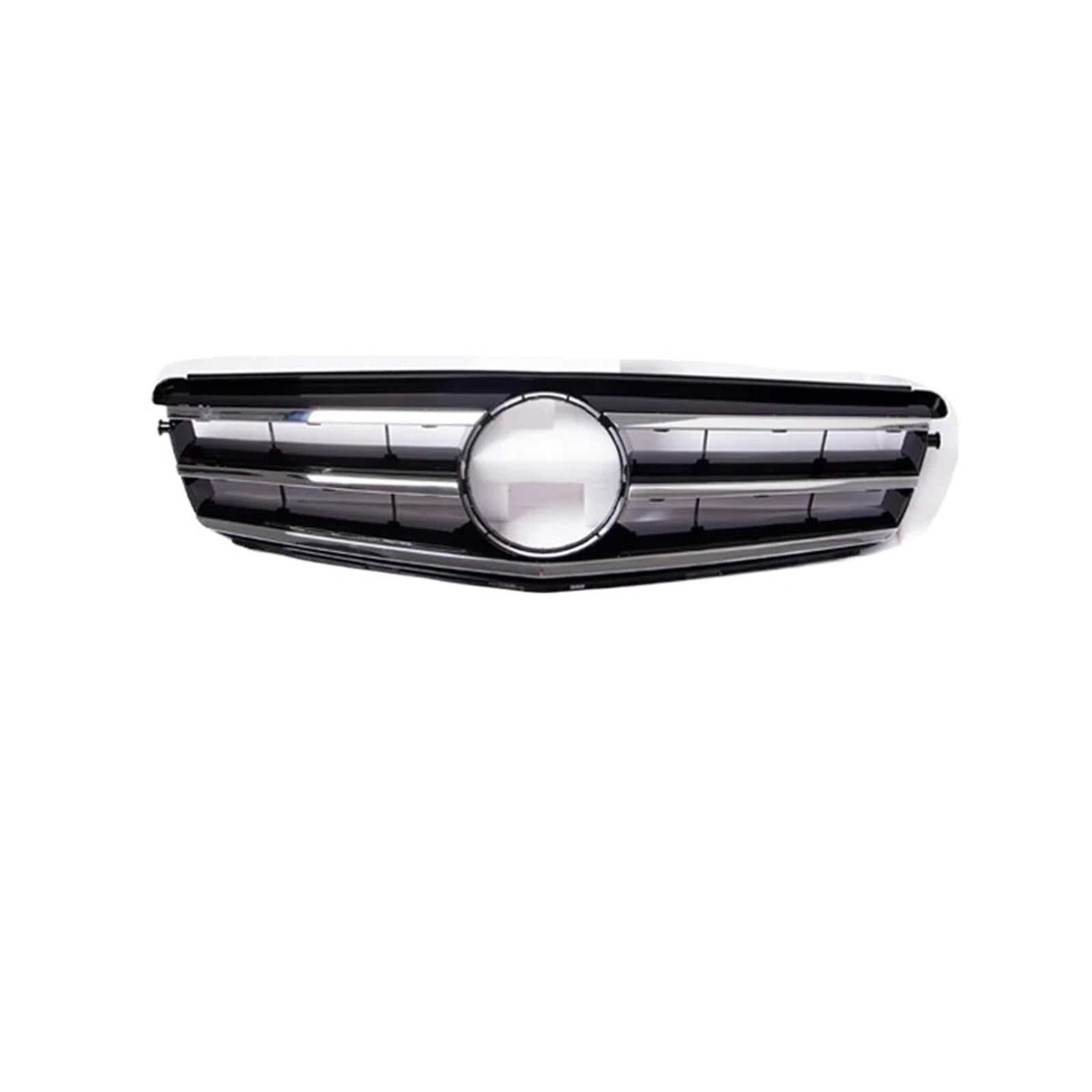 Kühlergrill Für C W204 C43 C180 C200 C250 C300 Für GT Diamond 2007-2014 Auto-Tuning Perfect Match Frontstoßstangengrill Haubengrill Front Kühlergrille(Black) von HXVGEGKPYK