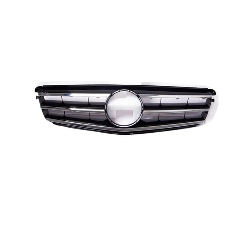 Kühlergrill Für C W204 C43 C180 C200 C250 C300 Für GT Diamond 2007-2014 Auto-Tuning Perfect Match Frontstoßstangengrill Haubengrill Front Kühlergrille(Black) von HXVGEGKPYK