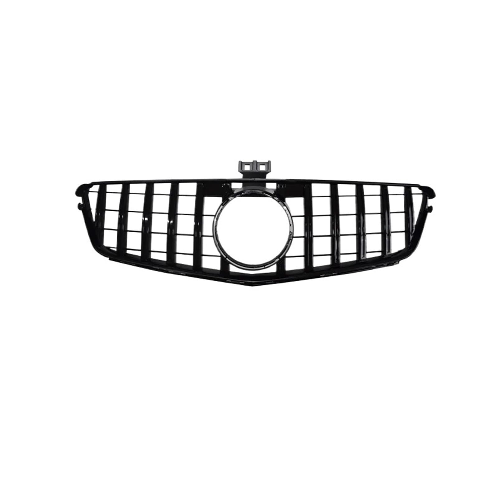 Kühlergrill Für C W204 C43 C180 C200 C250 C300 Für GT Diamond 2007-2014 Auto-Tuning Perfect Match Frontstoßstangengrill Haubengrill Front Kühlergrille(G Black) von HXVGEGKPYK