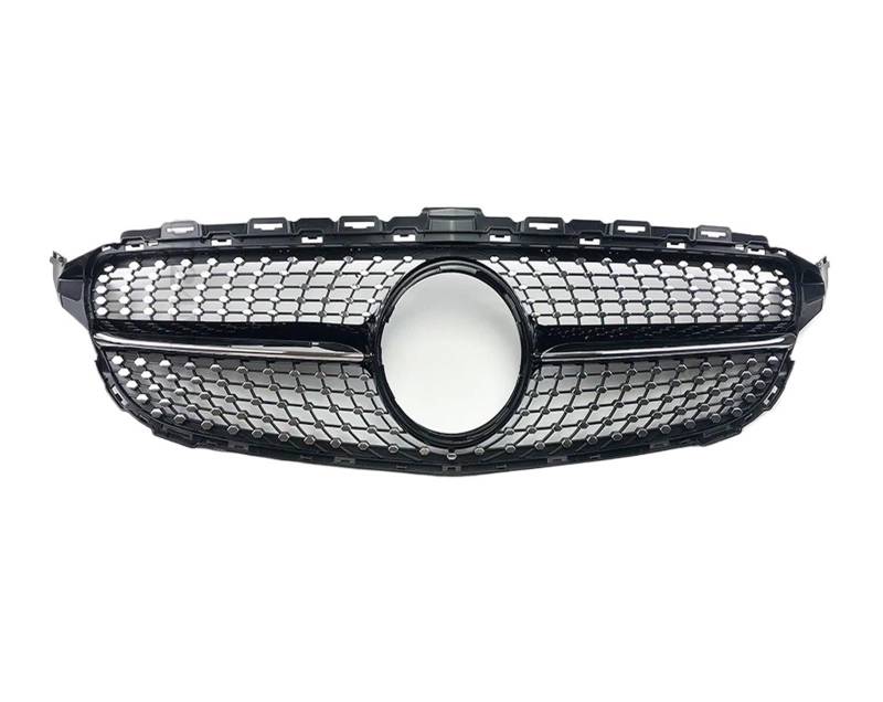 Kühlergrill Für C W205 C205 S205 C180 C200 C250 C260 C300 2014-2021 Auto Mesh Front Stoßstange Grille Racing Grill Diamant Stil Front Kühlergrille(14-18 Glossy Black) von HXVGEGKPYK