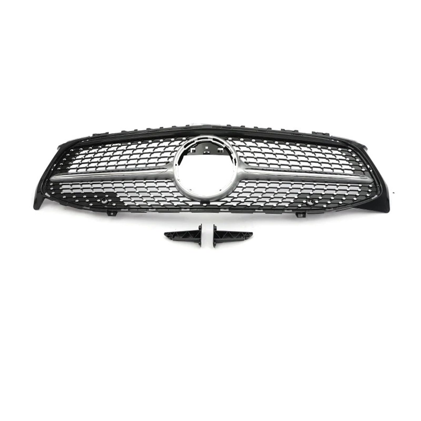 Kühlergrill Für CLA Für GT Diamond Für W118 CLA180 CLA200 CLA250 CLA260 CLA45 2019-2023 Frontstoßstangengrill Schwarz Silber Front Kühlergrille(Diamond Sliver WO) von HXVGEGKPYK