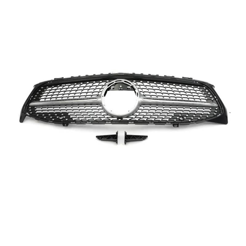Kühlergrill Für CLA W118 CLA180 CLA200 CLA250 CLA260 CLA45 Für GT Diamond Für Style 2019-2024 2023 Auto Frontstoßstangengrill Front Kühlergrille(Diamond Sliver WO) von HXVGEGKPYK
