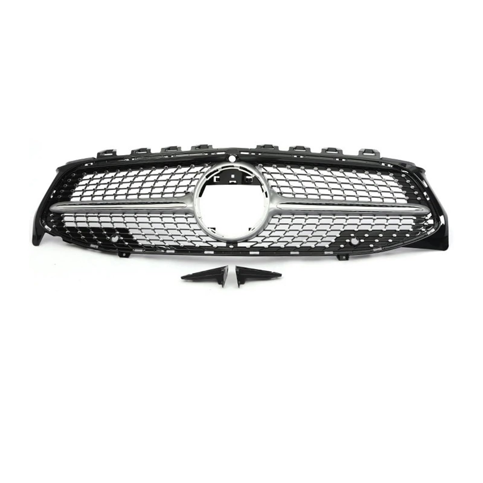 Kühlergrill Für CLA W118 CLA180 CLA200 CLA250 CLA260 CLA45 Für GT Diamond Für Style 2019-2024 2023 Auto Frontstoßstangengrill Front Kühlergrille(Diamond Sliver with) von HXVGEGKPYK