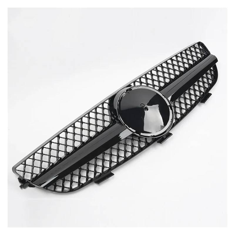 Kühlergrill Für CLK Für Klasse W209 CLK63 CLK550 CLK320 2003-2009 Auto Front Upper Bumper Hood Grille Kühlergrill Vorne(Black) von HXVGEGKPYK