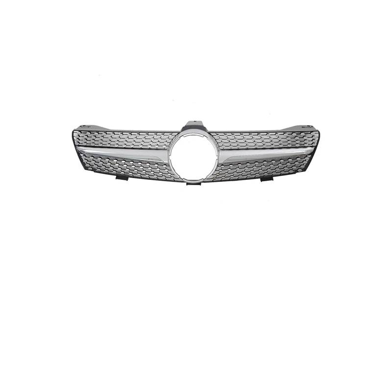 Kühlergrill Für CLS Für Klasse W219 CLS350 CLS500 2005-2008 Auto Frontstoßstangengrill Chrom Black Diamonds Style Kühlergrill Vorne(Diamonds-Silver) von HXVGEGKPYK