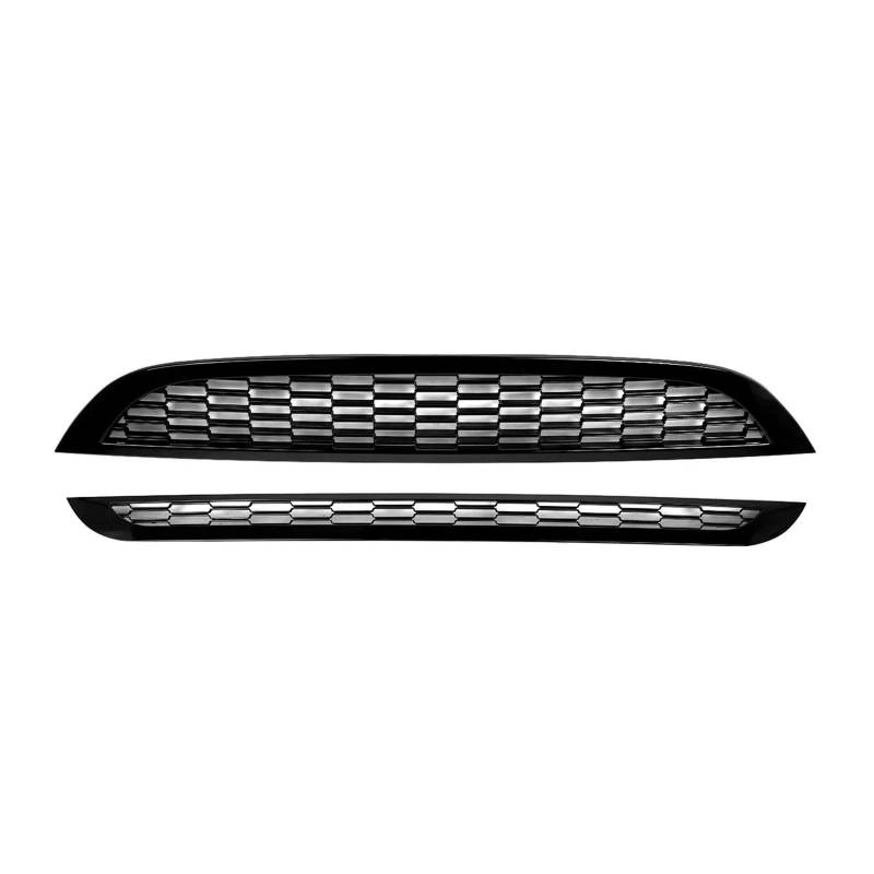 Kühlergrill Für Cooper S R50 R52 R53 2002-2006 Obere Stoßstange Haube Mesh Grid Honeycomb Front Stoßstange Grille Racing Gitter Teile Front Kühlergrille von HXVGEGKPYK
