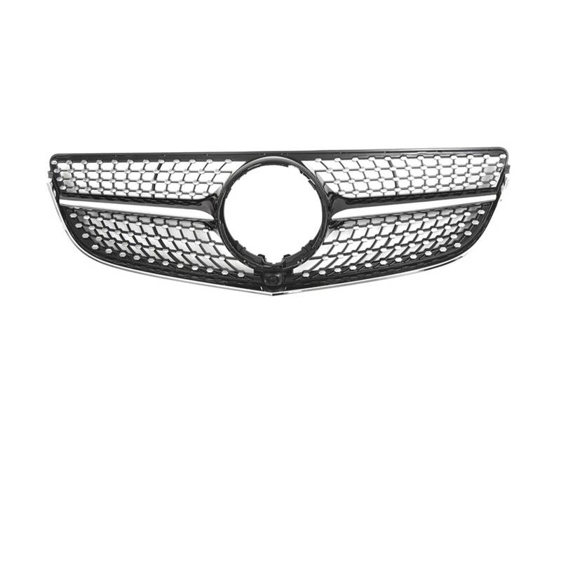 Kühlergrill Für E-Klasse W207 E350 E400 E550 Für GTR Style 2014-2016 Car Racing Grills Oberer Frontstoßstangengrill Schwarzer Kühlergrill Front Kühlergrille(Diamonds Black) von HXVGEGKPYK