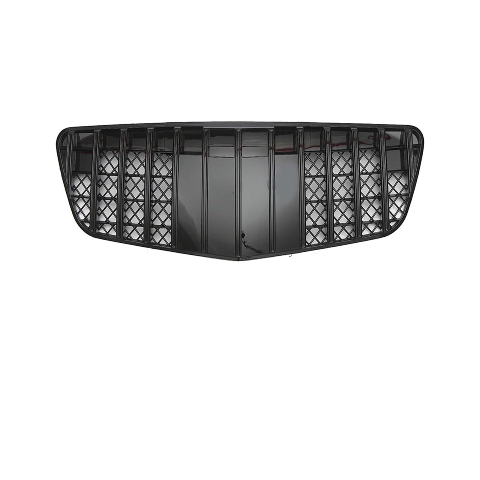 Kühlergrill Für E W211 E320 E350 E500 E63 2007-2009 Front Glänzend Schwarz Für AMG Stil Stoßstange Grille Kühlergrill Vorne(G-Glossy Black) von HXVGEGKPYK