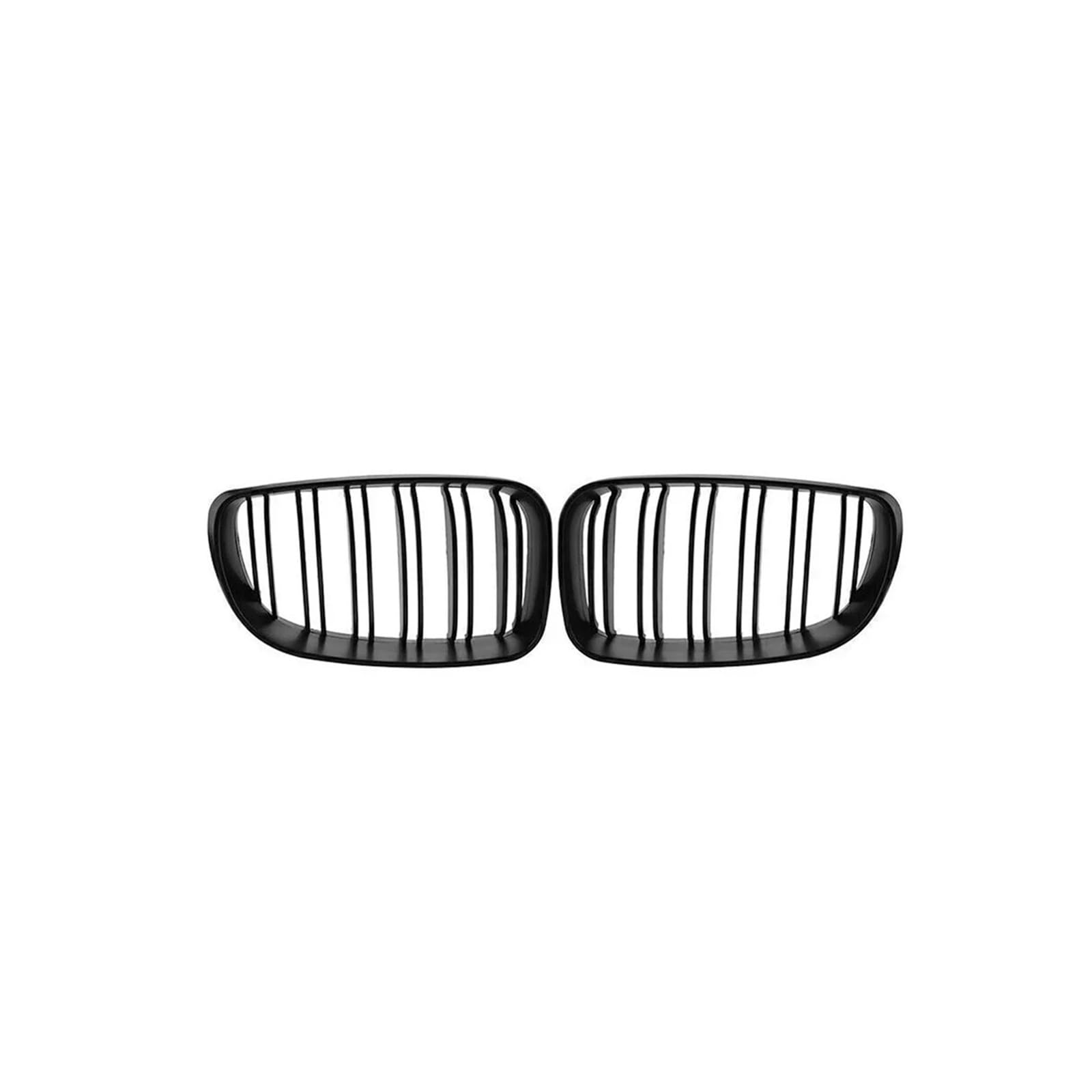 Kühlergrill Für E81 E87 E82 E88 128I 130I 135I 2007-2011 Auto Front Niere Kühlergrill Dual Lamellen Stil Gitter Kühlergrill Vorne(Matte Black) von HXVGEGKPYK