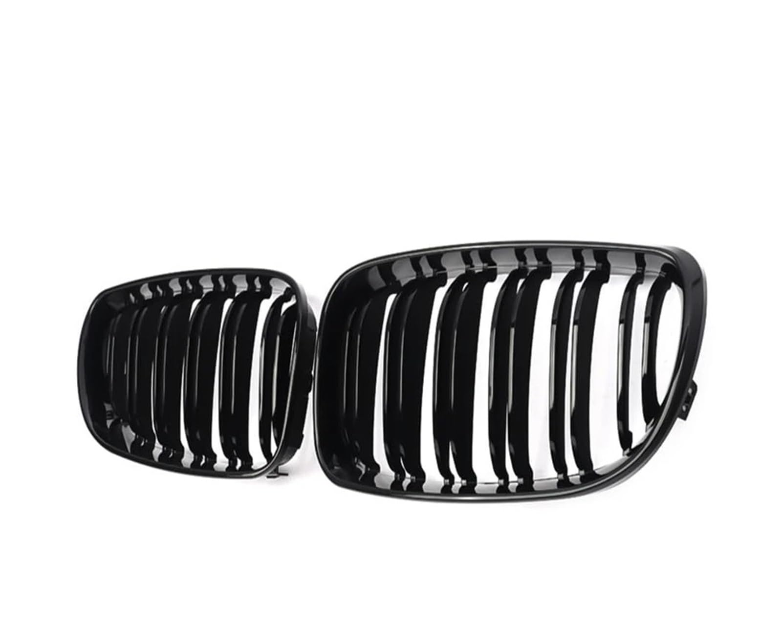 Kühlergrill Für E81 E87 E88 E82 128I 130I 135I 2007-2011 Autogitter Frontstoßstange Nierengrill Doppellamellengrill Renngrills Front Kühlergrille(Gloss Black 07-11) von HXVGEGKPYK