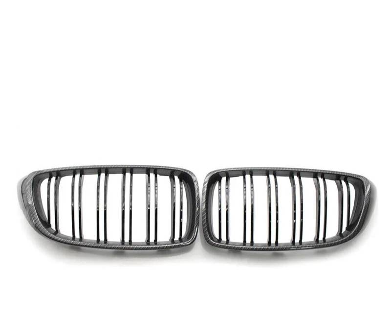 Kühlergrill Für F32 F33 F36 F80 F82 Für M4 Style Cabriolet Coupe 425i 430i 440i 435i 2013-2020 Auto Front Nierengrill Lamellengrill Front Kühlergrille(Carbon Look) von HXVGEGKPYK