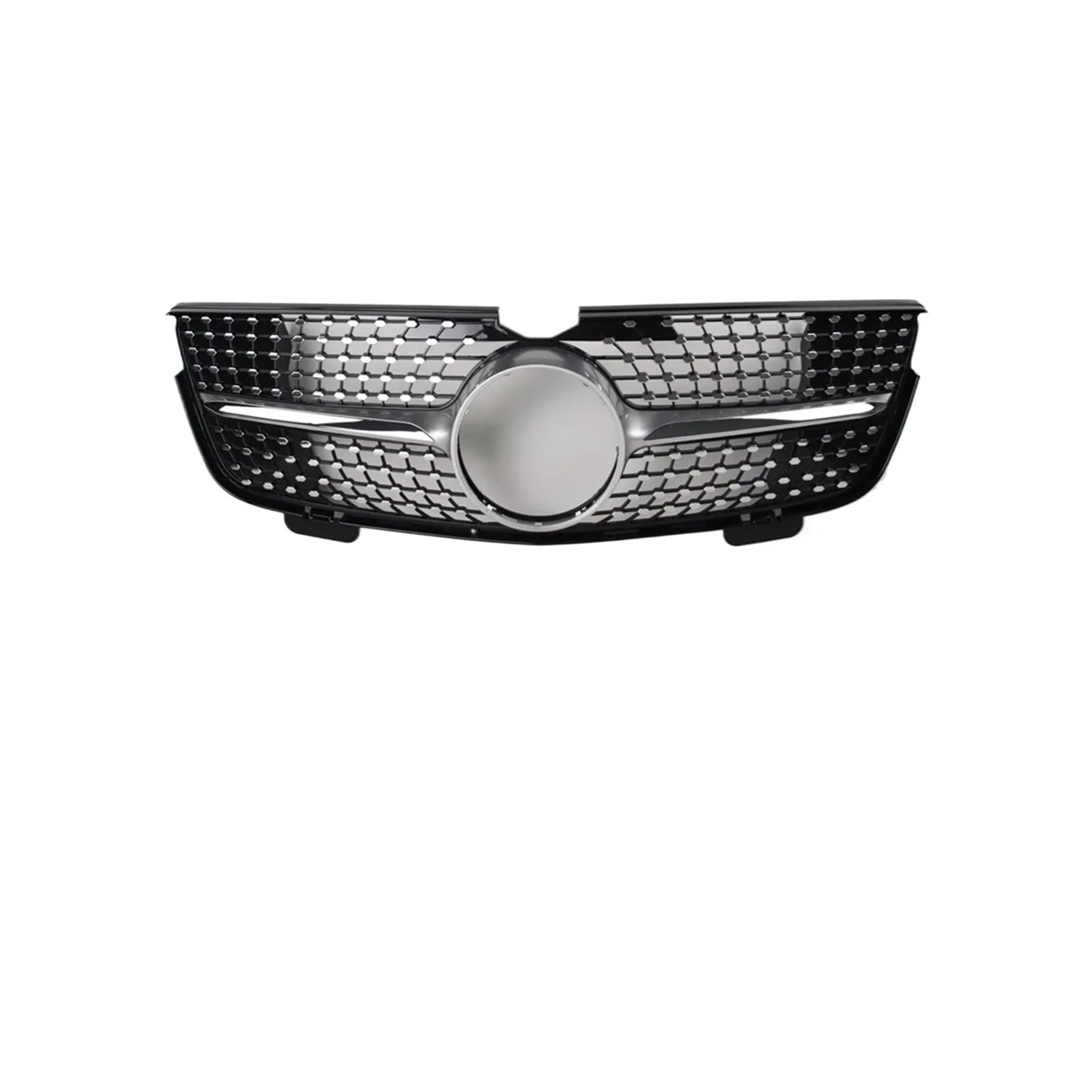 Kühlergrill Für GL X164 2007-2012 GL320 GL350 GL450 GL500 GL550 Auto Front Upper Bumper Center Kühlergrill Kühlergrill Vorne(Silver) von HXVGEGKPYK