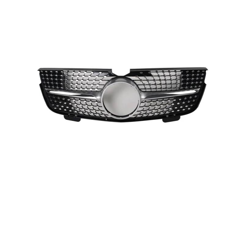 Kühlergrill Für GL X164 2007-2012 GL320 GL350 GL450 GL500 GL550 Auto Front Upper Bumper Center Kühlergrill Kühlergrill Vorne(Silver) von HXVGEGKPYK