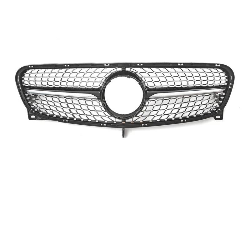 Kühlergrill Für GLA-Klasse X156 GLA180 GLA200 GLA45 Für GTR Diamonds Style 2014-2016 Auto-Obergrill Glänzend Schwarz Stoßstangengrill Front Kühlergrille(Diamond-Chrome Black) von HXVGEGKPYK