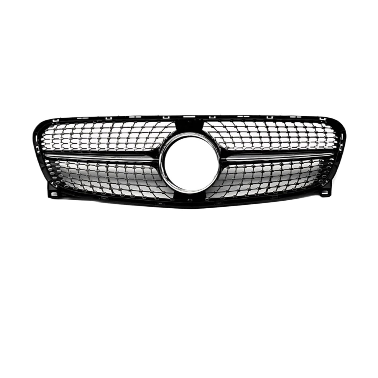Kühlergrill Für GLA X156 Für GT Diamond Style 2014-2019 Auto Fronteinlass Stoßstangengrill Grillmaske Gitter Body Kit Tuning Mesh Front Kühlergrille(14-16 Diamond Black) von HXVGEGKPYK