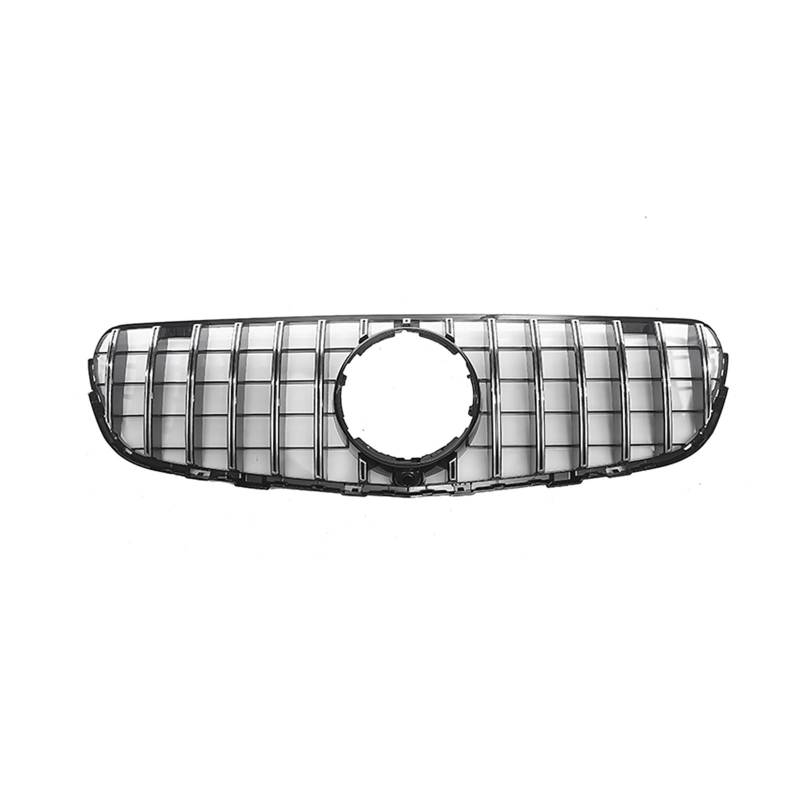 Kühlergrill Für GLC-Klasse W253 X253 GLC350 GLC300 GLC250 GLC43 Für GT Style 2015-2019 Auto-Kühlergrill Oberer Stoßfänger-Hauben-Mesh-Grill Front Kühlergrille(Silver) von HXVGEGKPYK
