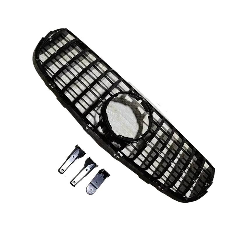 Kühlergrill Für GLC-Klasse X253 GLC250 300 350 GLC43 Für GT-Stil 2015-2019 Auto-Fronteinlass Mesh-Stoßfängergrill Gittergrill Refit Front Kühlergrille(Gloss Black) von HXVGEGKPYK