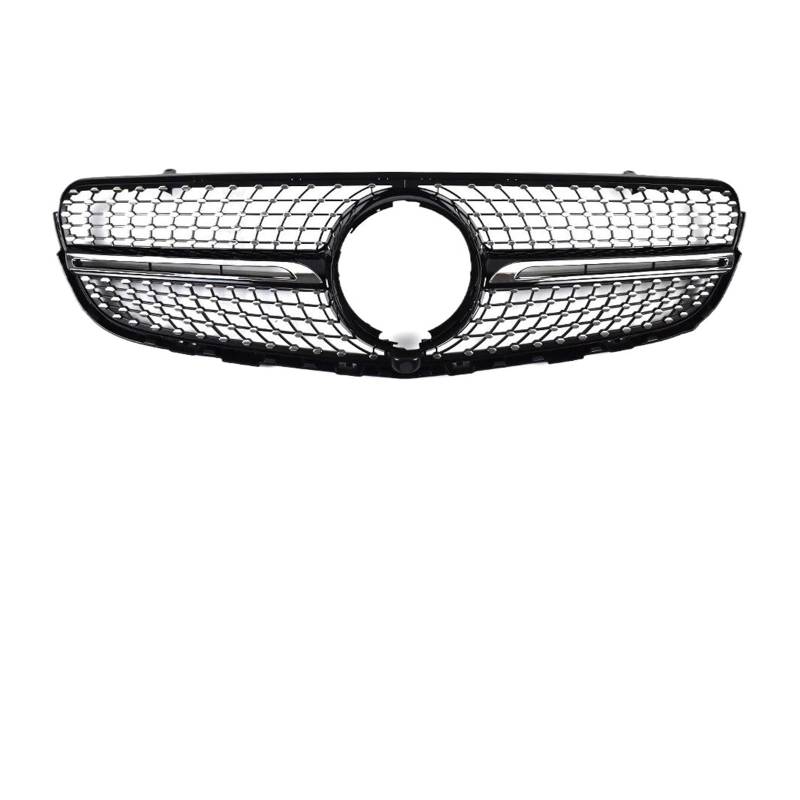 Kühlergrill Für GLC X253 Für GT Style 2015-2018 Auto Fronteinlass Mesh Stoßfänger Kühlergrill Gitter Refit Ersatzteil Diamant Tuning Grill Front Kühlergrille(Diamond Black) von HXVGEGKPYK
