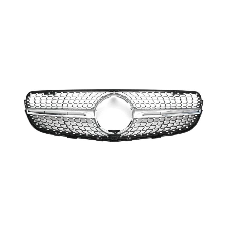 Kühlergrill Für GLC X253 Für GTR Style 2015-2019 Autogrill Ersatzteil Diamanten Fronteinlassgitter Stoßstangengrill Gitter Refit Tuning Front Kühlergrille(Diamonds-Silver W360) von HXVGEGKPYK