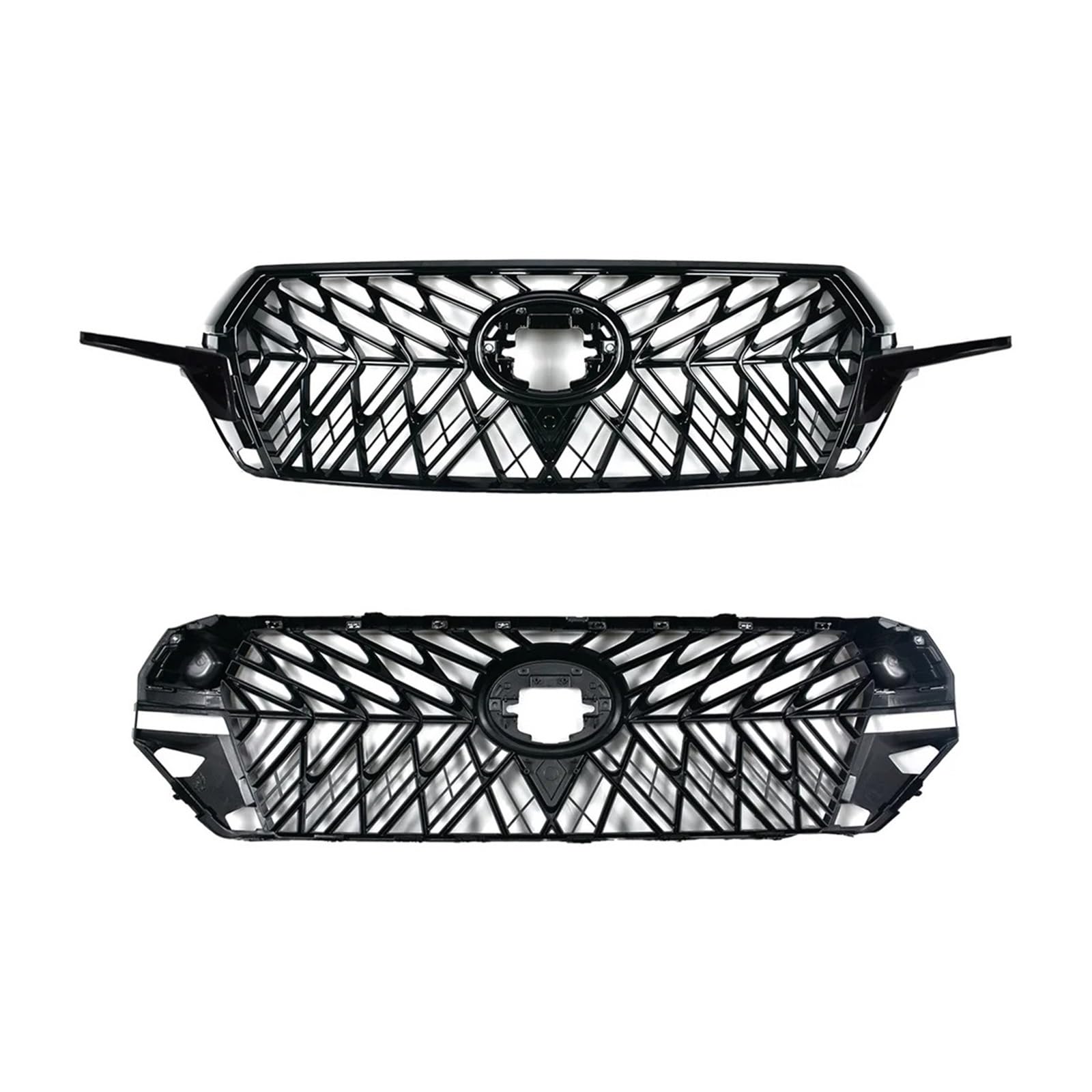 Kühlergrill Für Land Für Cruiser 200 LC200 Upgrade Auf LC300 2016-2020 Frontstoßstangengitter Modifizierte Grill Mesh Racing Grills Front Kühlergrille(Black) von HXVGEGKPYK
