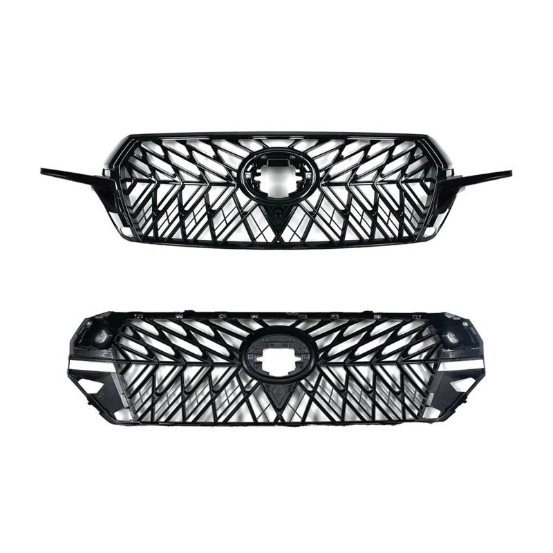Kühlergrill Für Land Für Cruiser 200 LC200 Upgrade Auf LC300 2016-2020 Frontstoßstangengitter Modifizierte Grill Mesh Racing Grills Front Kühlergrille(Black) von HXVGEGKPYK