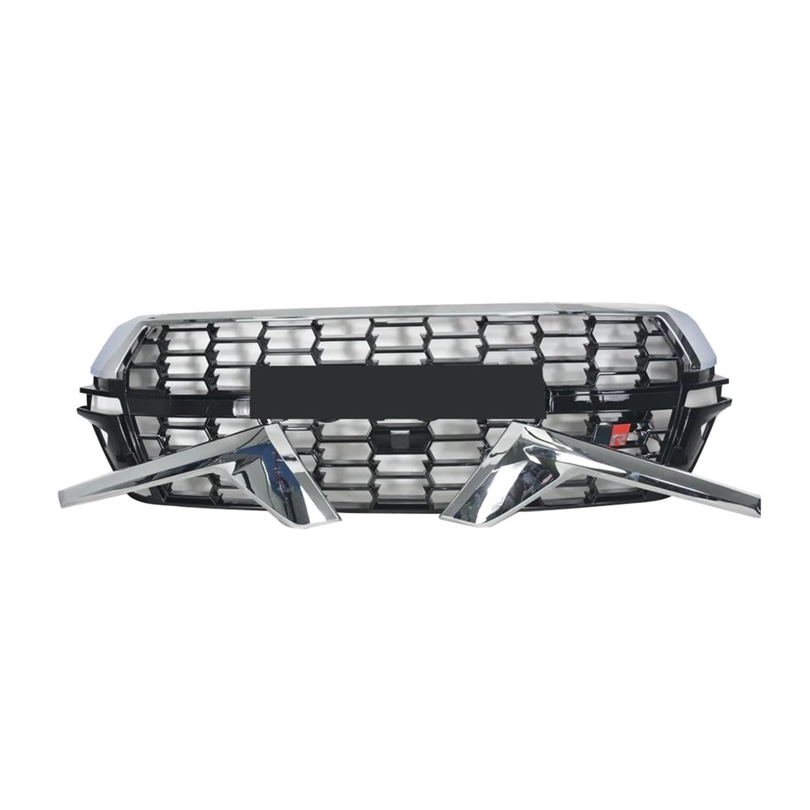 Kühlergrill Für Land Für Cruiser 200 LC200 Upgrade Auf LC300 2016-2020 Frontstoßstangengitter Modifizierte Grill Mesh Racing Grills Front Kühlergrille(Chrome and Black) von HXVGEGKPYK