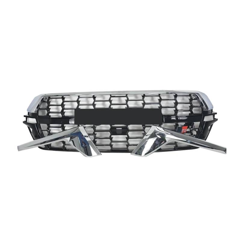 Kühlergrill Für Land Für Cruiser 200 LC200 Upgrade Auf LC300 2016-2020 Frontstoßstangengitter Modifizierte Grill Mesh Racing Grills Front Kühlergrille(Chrome and Black) von HXVGEGKPYK