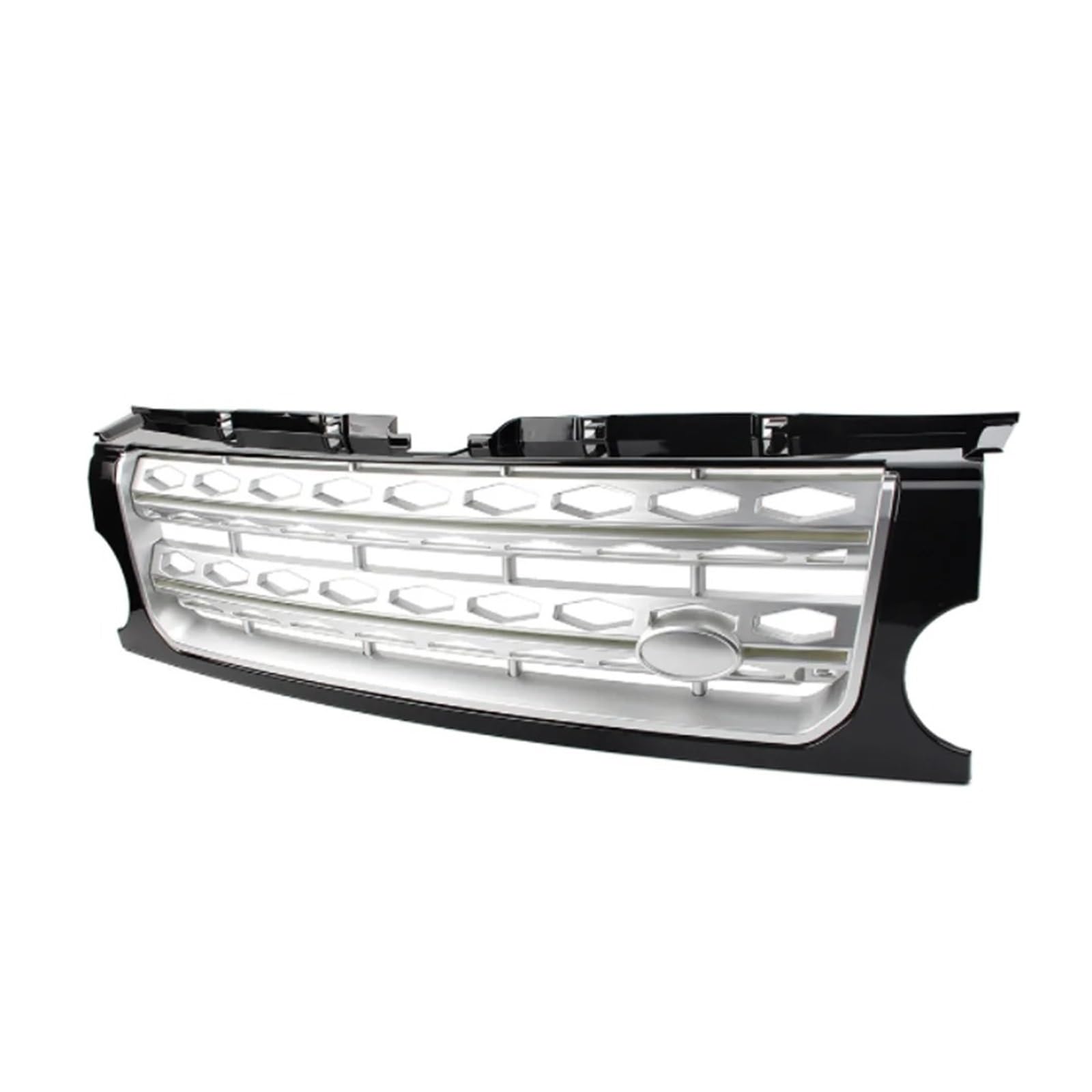 Kühlergrill Für Land Für Rover Für Discovery 3 L319 LR3 2005-2008 2009 Auto-Renngrills Front-Nieren-Hood-Form-Styling-Kühlergrill Front Kühlergrille(Black Silver) von HXVGEGKPYK