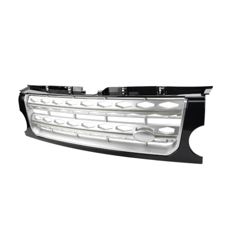 Kühlergrill Für Land Für Rover Für Discovery 3 L319 LR3 2005-2008 2009 Auto-Renngrills Front-Nieren-Hood-Form-Styling-Kühlergrill Front Kühlergrille(Black Silver) von HXVGEGKPYK