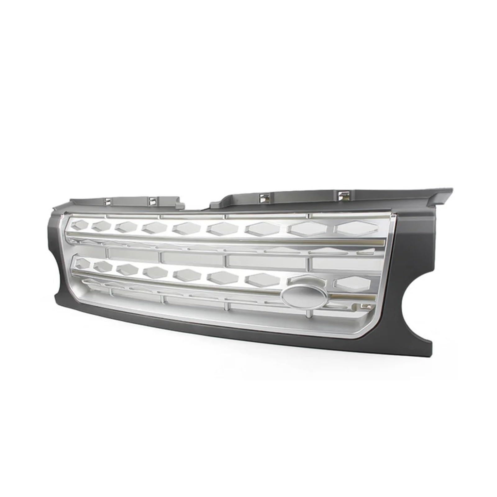 Kühlergrill Für Land Für Rover Für Discovery 3 L319 LR3 2005-2008 2009 Auto-Renngrills Front-Nieren-Hood-Form-Styling-Kühlergrill Front Kühlergrille(Grey Silver) von HXVGEGKPYK