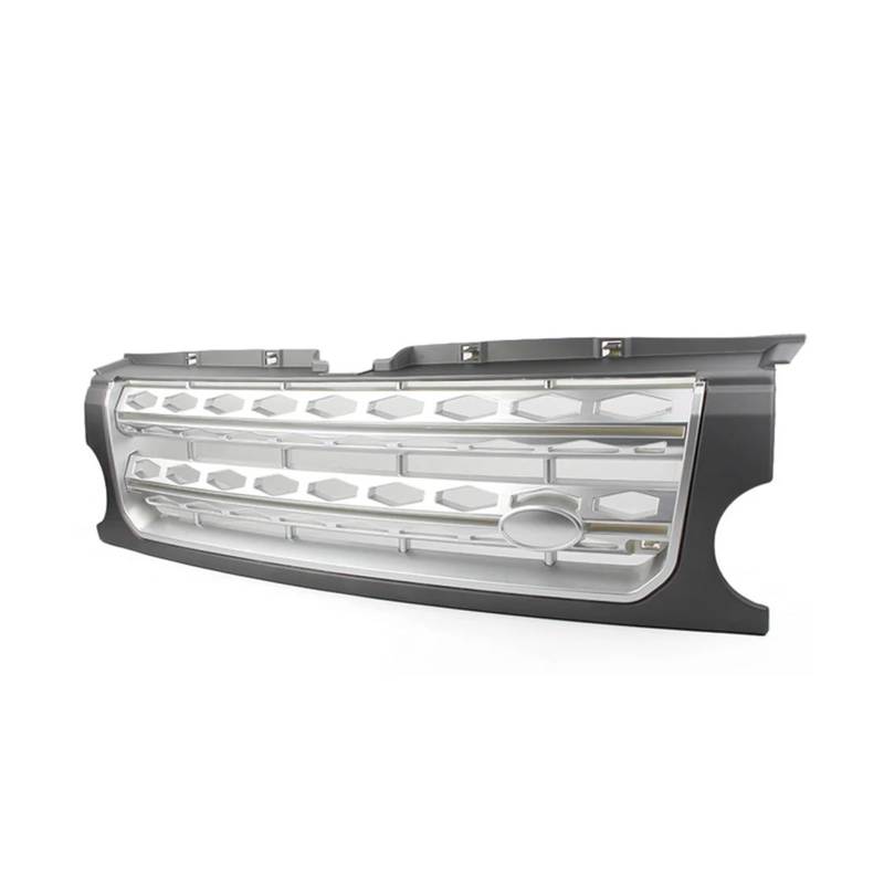 Kühlergrill Für Land Für Rover Für Discovery 3 L319 LR3 2005-2008 2009 Auto-Renngrills Front-Nieren-Hood-Form-Styling-Kühlergrill Front Kühlergrille(Grey Silver) von HXVGEGKPYK