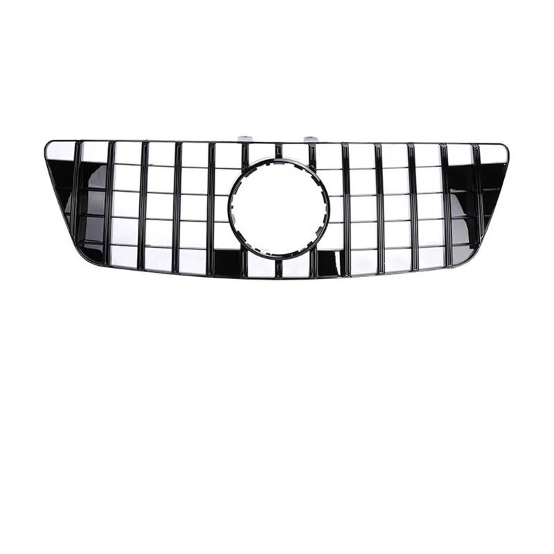 Kühlergrill Für ML-Klasse W164 320 350 430 550 Für GT Style 2006-2011 Auto Schwarz Silber Grill Frontstoßstange Kühlergrill Front Kühlergrille(Black 09-11) von HXVGEGKPYK