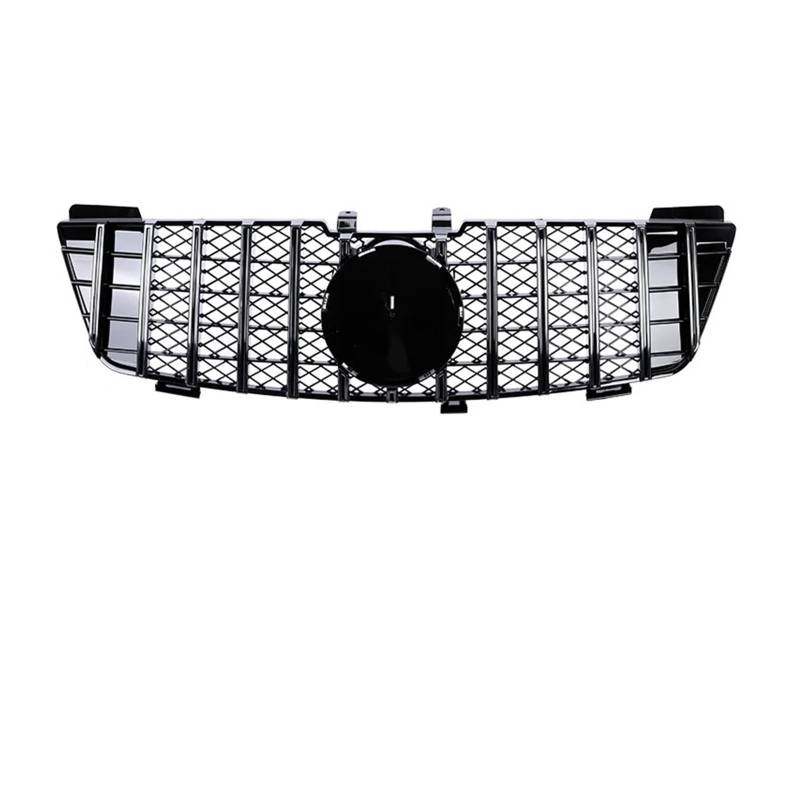 Kühlergrill Für ML-Klasse W164 320 350 430 550 Für GT Style 2006-2011 Auto Schwarz Silber Grill Frontstoßstange Kühlergrill Front Kühlergrille(Chrome 06-08) von HXVGEGKPYK