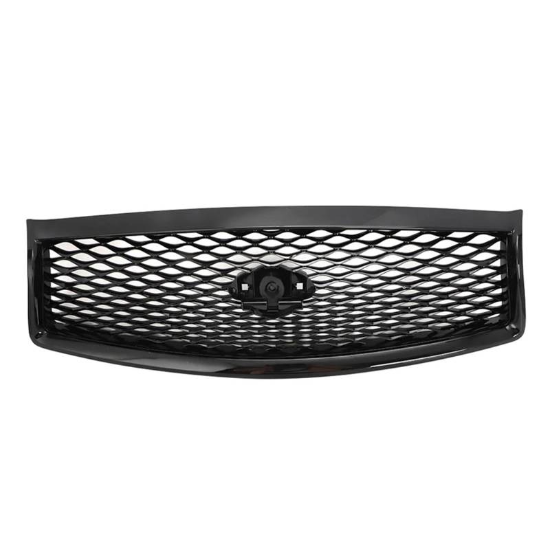 Kühlergrill Für Q50 Q50S Alle Modelle 2014-2017 Auto Obere Stoßstange Haube Mesh Grid Kit Glanz Schwarz Front Grille Racing Grill Front Kühlergrille von HXVGEGKPYK