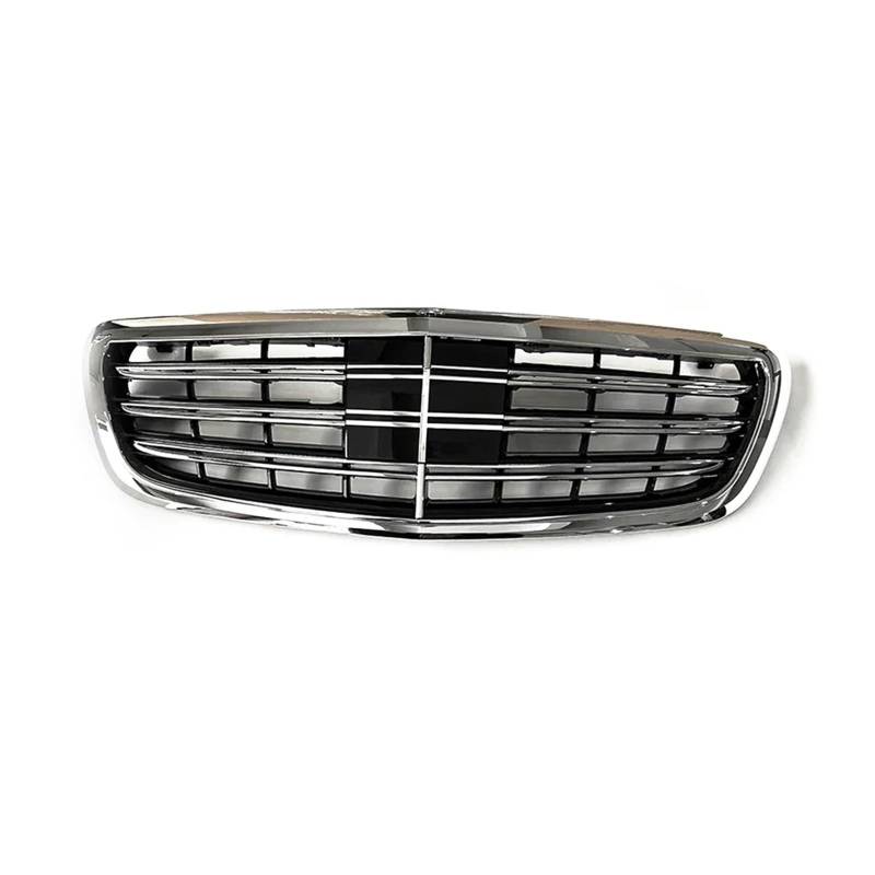 Kühlergrill Für S-Klasse W222 S320 S400 S350 S500 S450 S600 2014-2019 Auto Kühlergrill Stoßstange ABS Grill Kühlergrill Vorne(Silver) von HXVGEGKPYK