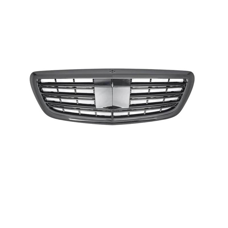 Kühlergrill Für S-klasse W222 S500 S550 S600 2014-2020 Auto Vorderen Stoßfänger Kühlergrill Gitter Haube Kühlergrill Vorne(Black) von HXVGEGKPYK