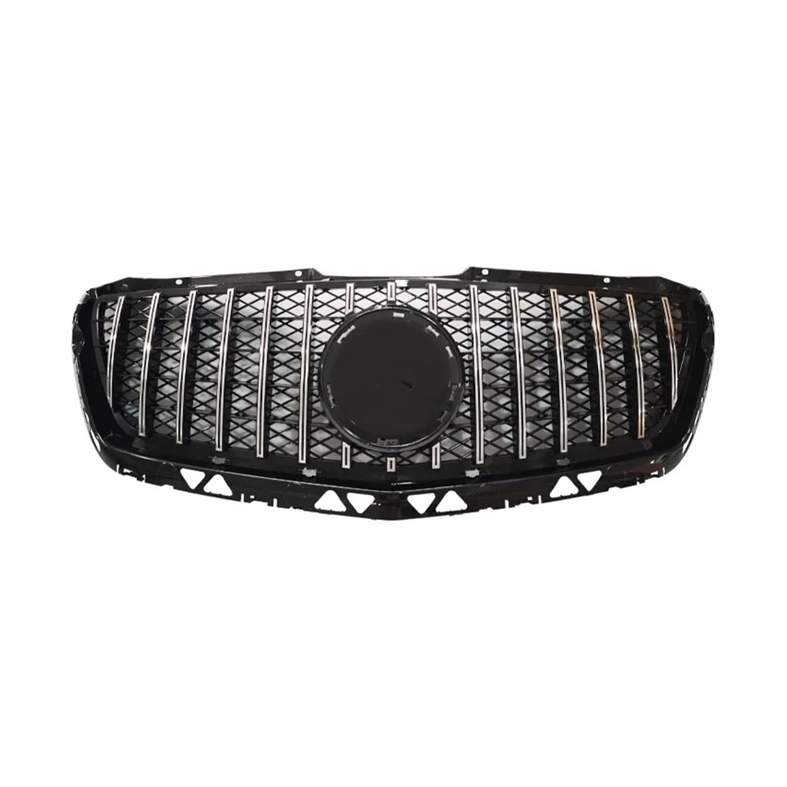 Kühlergrill Für Sprinter W906 Modifiziert Für GT 2013 2014 2015 2016 Auto-Frontgrill Kühlergrill Hellschwarz Hellsilber Front Kühlergrille(Bright Silver Grille) von HXVGEGKPYK