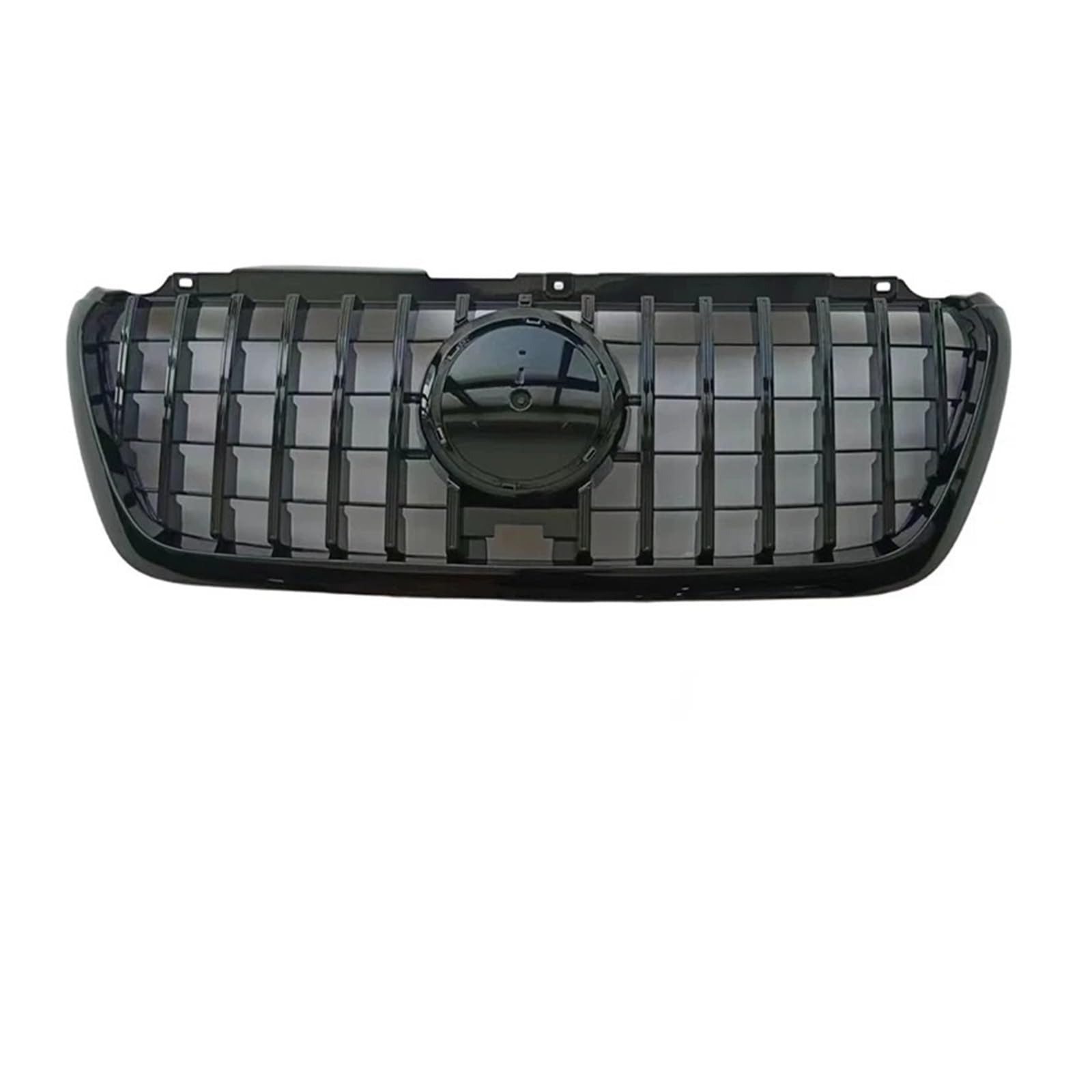 Kühlergrill Für Sprinter W907 2018 2019 2020 2021 2022 2023 Auto Frontstoßstangengrill Schwarz Silber Mesh Zubehör Front Kühlergrille(Black) von HXVGEGKPYK