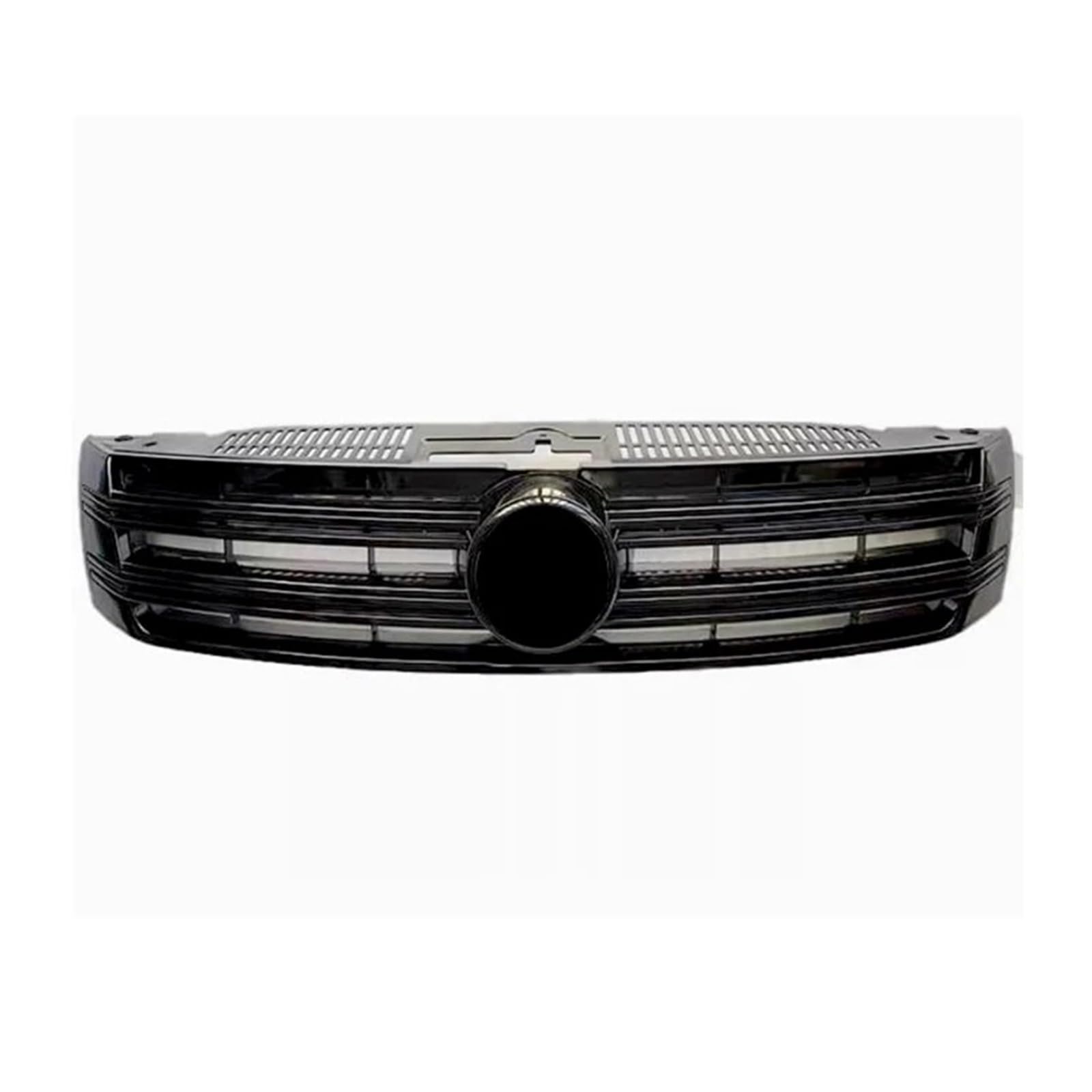 Kühlergrill Für Tiguan 2010 2011 2012 Auto Racing Grille Front Stoßstange Grill Körper Ornament Vents Kit Spoiler Diffusor Front Kühlergrille(Bright Black) von HXVGEGKPYK