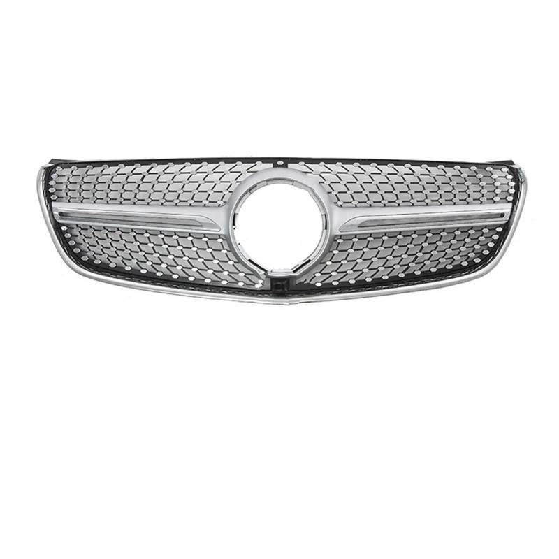 Kühlergrill Für V-Klasse W447 V250 V260 2016-2020 Auto Chrom Silber Diamanten Stil Frontstoßstangengrill Grill Tuning Zubehör Front Kühlergrille(Diamonds-Silver W360) von HXVGEGKPYK