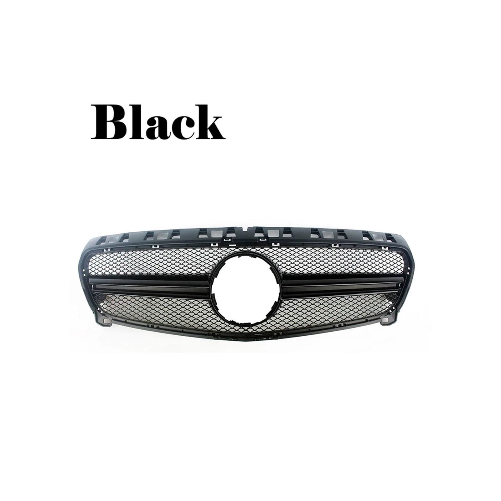 Kühlergrill Für W176 A-Klasse 2013 2014 2015 Auto Stoßstangengrill Facelift Grill Kühlergrill Vorne(Black) von HXVGEGKPYK